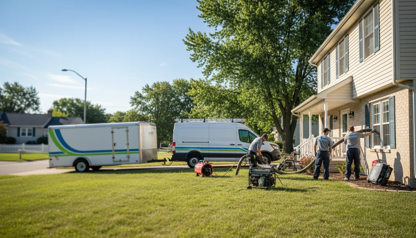 Flooded Basement Restoration And Cleanup With Repair in Garden City, IA near me